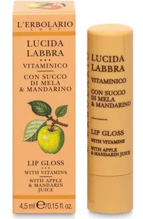 L'Erbolario Lucidalabbra Vitaminico Mela e Mandarino 4.5 ml